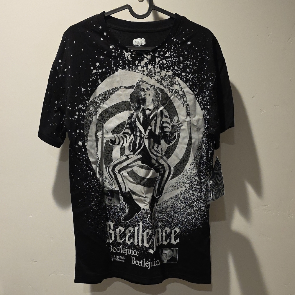 Warner Bros. Black and White Beetlejuice Tee